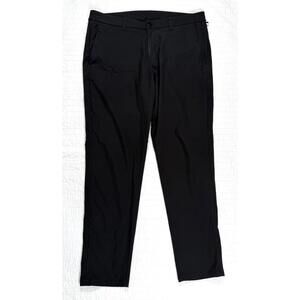 Lululemon Commission Black Pants Mens 36x30 Slim Fit Casual Performance